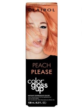 Clairol color gloss up Hair Color in peach NWT NIB